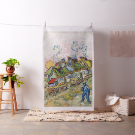 Tecido Vincent van Gogh - Casas e Figura