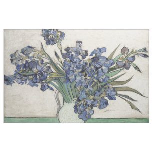 Tecido Vincent van Gogh Irises Galeria 1890 HD Belas Arte