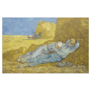 Tecido Vincent Van Gogh - Meio-dia, Descanso do trabalho