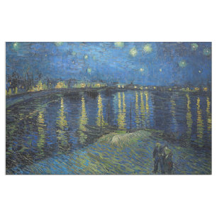 Tecido Vincent Van Gogh - Noite Estrelada Sobre o Ródano
