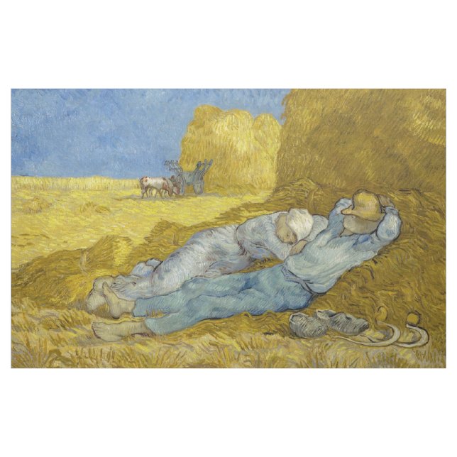 Tecido Vincent Van Gogh - Noon, Descanse do trabalho / Si (Jarda)