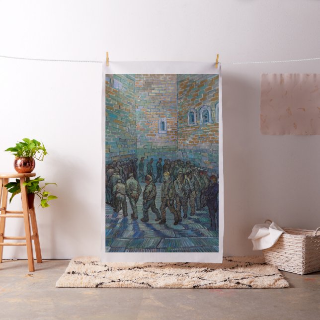 Tecido Vincent van Gogh - O Tribunal prisional (In Situ)