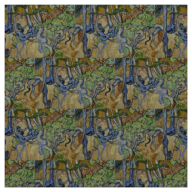 Tecido Vincent van Gogh - Raízes de árvores (Modelo)