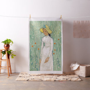 Tecido Vincent van Gogh - Rapariga de Branco