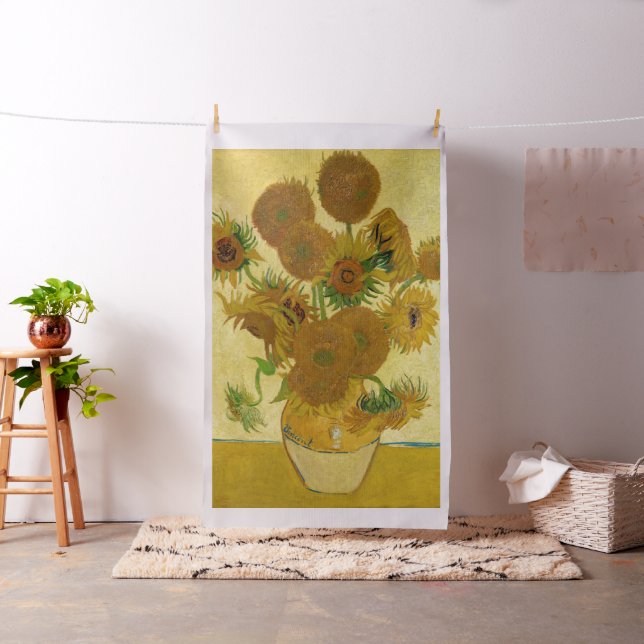 Tecido Vincent van Gogh - Vase com Quinze Girassóis (In Situ)