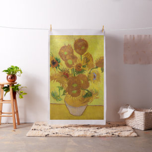Tecido Vincent van Gogh - Vase com Quinze Girassóis