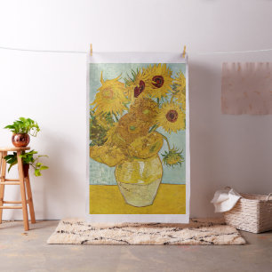 Tecido Vincent Van Gogh - Vaso com Doze Girassóis
