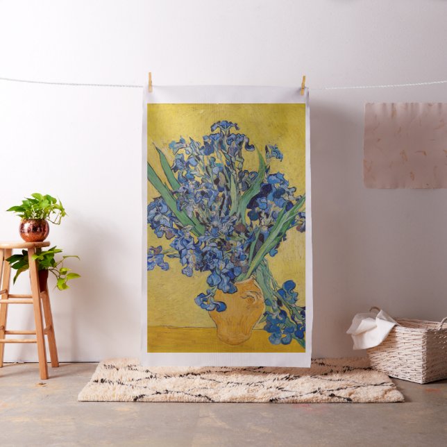 Tecido Vincent van Gogh - Vaso com Íris (In Situ)