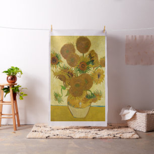 Tecido Vincent van Gogh - Vaso com Quinze Girassóis