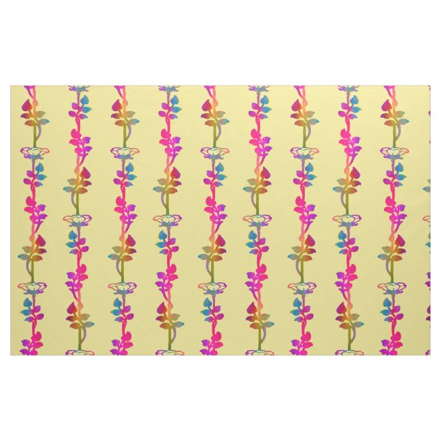 Tecido Vinhas Flamejantes de Verão (Fat Quarter)