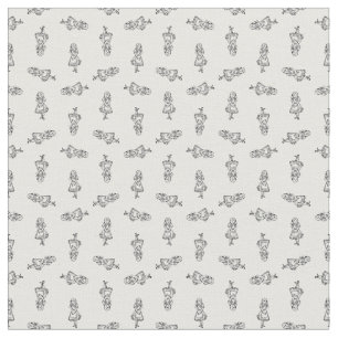 Tecido Vintage Alice no País das Maravilhas, COR PERSONA