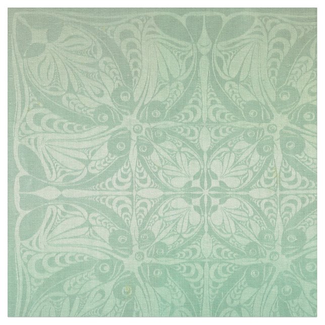 Tecido Vintage Art Nouveau Fish Pattern (Detalhe)