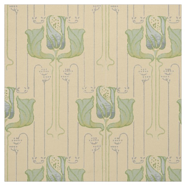 Tecido Vintage Arts & Crafts Style Tulip Pattern (Modelo)