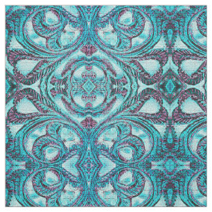 Tecido Vintage Blue Floral