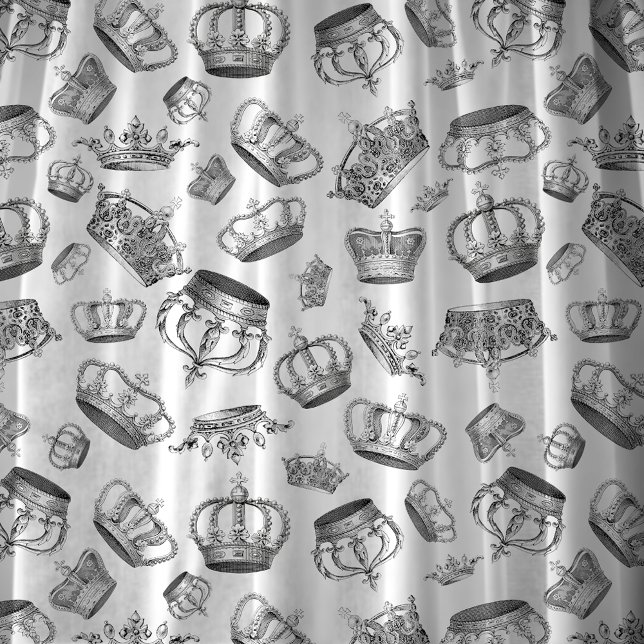 Tecido Vintage - Crowns Reais Gravados (Criador carregado)