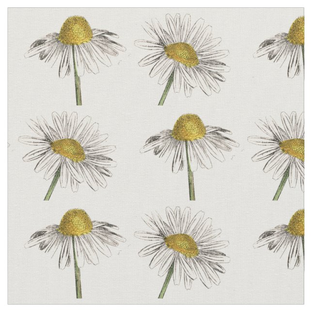 Tecido Vintage Daisy Flower (Detalhe)