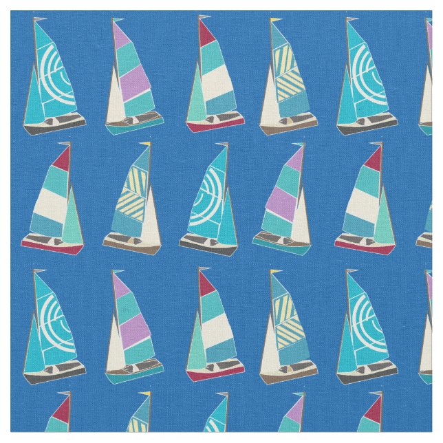 Tecido Vintage Dinghies (Detalhe)
