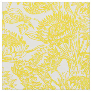 Tecido Vintage Elegant Sunflower Yellow