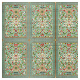 Tecido Vintage Floral Paixão Flor Têxteis