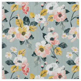 Tecido Vintage Floral Seamless Pattern Fabric