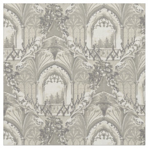 Tecido Vintage Gothic Castle Standard