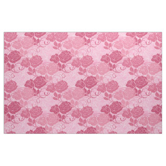 Tecido Vintage grande cor-de-rosa Textura de Rosas Florai