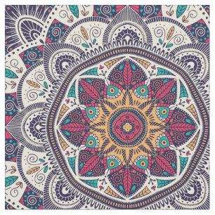 Tecido Vintage Mandala Inspirada