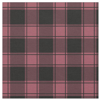 Tecido Vintage Pink & Black Buffalo Plaid