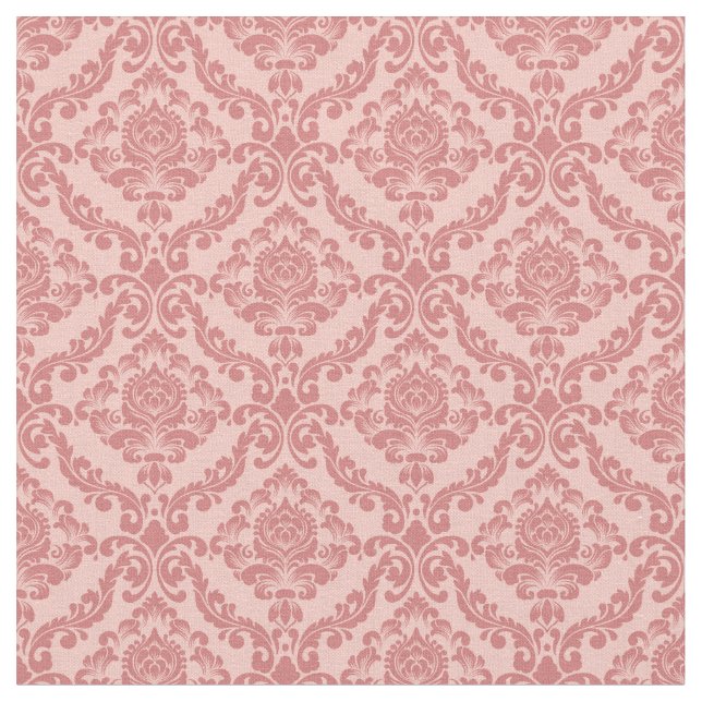 Tecido Vintage Pink Damask (Detalhe)