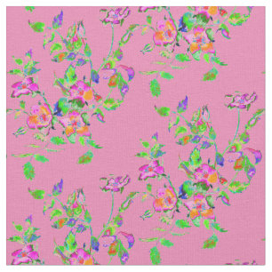 Tecido Vintage Pink Rose