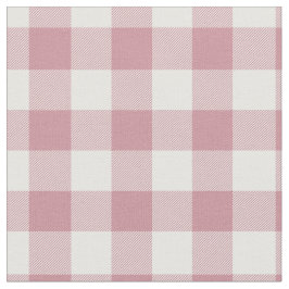 Tecido Vintage Pink & White Plaid Gingham