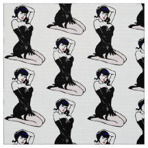 VINTAGE PINUP MULHER MOTIF