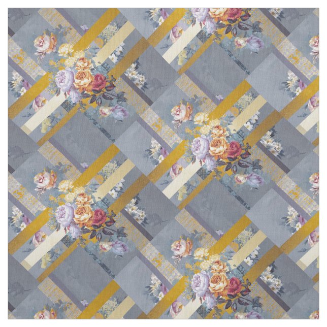 Tecido Vintage Trellis Bloom (Modelo)