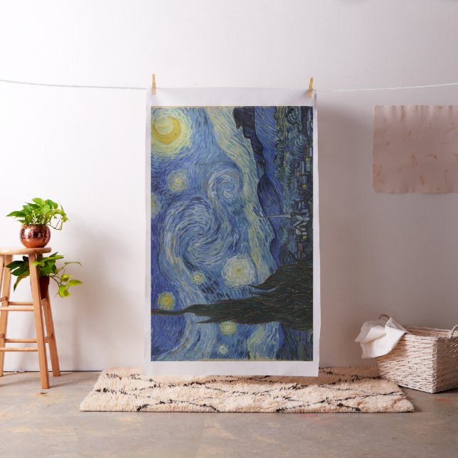 Tecido Vintage Van Gogh Starry Night (In Situ)
