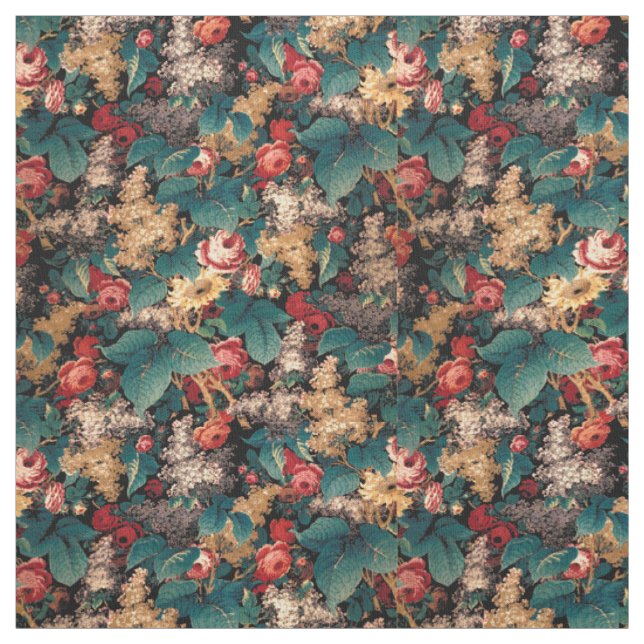 Tecido Vintage Victorian Era Floral Chintz (Modelo)