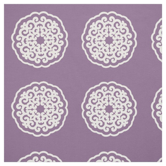 Tecido Violet Asian Moods Mandalla ~ pequeno padrão (Modelo)