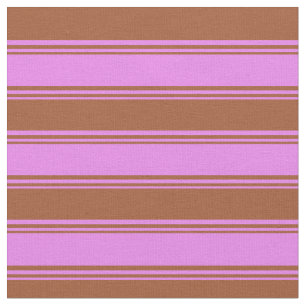 Tecido Violet e Sienna Stripes Pattern