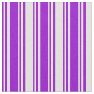 Tecido Violeta Escura e Faixa Amarela Claro