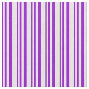Tecido Violeta Escuro e Linhas Brancas Coloridas
