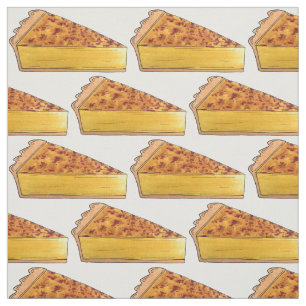 Tecido Virginia Chess Pie Southern US Cuisine Dessert