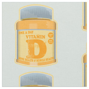 Tecido Vitamina D cápsulas saúde e bem-estar