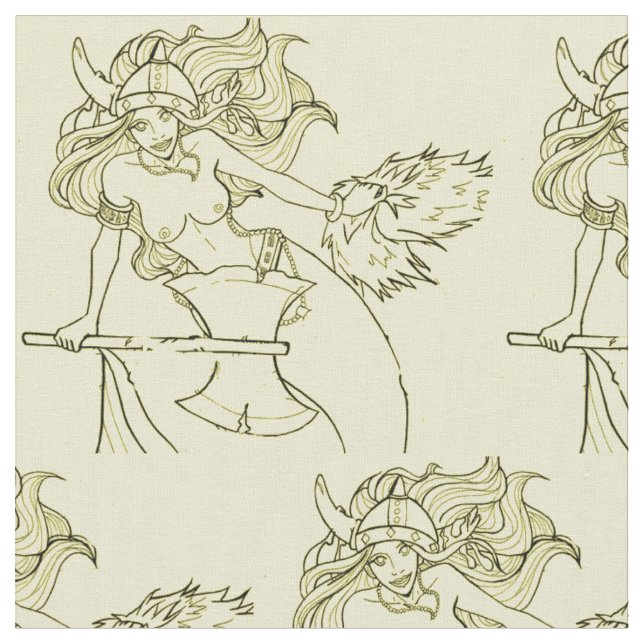 Tecido Vivendo a Mermaid Warrior Thunder_Cove  (Detalhe)