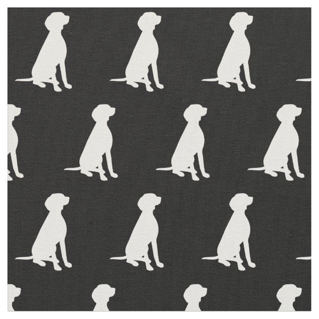Tecido Vizsla Dog Silhouette Pet (Detalhe)