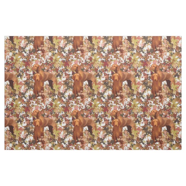 Tecido Vizsla e Autumn Leaves (Fat Quarter)