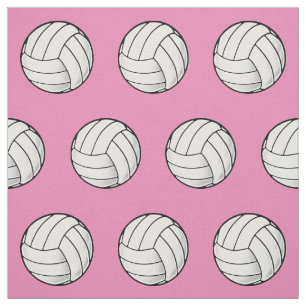 Tecido Voleibol do rosa do fã do voleibol