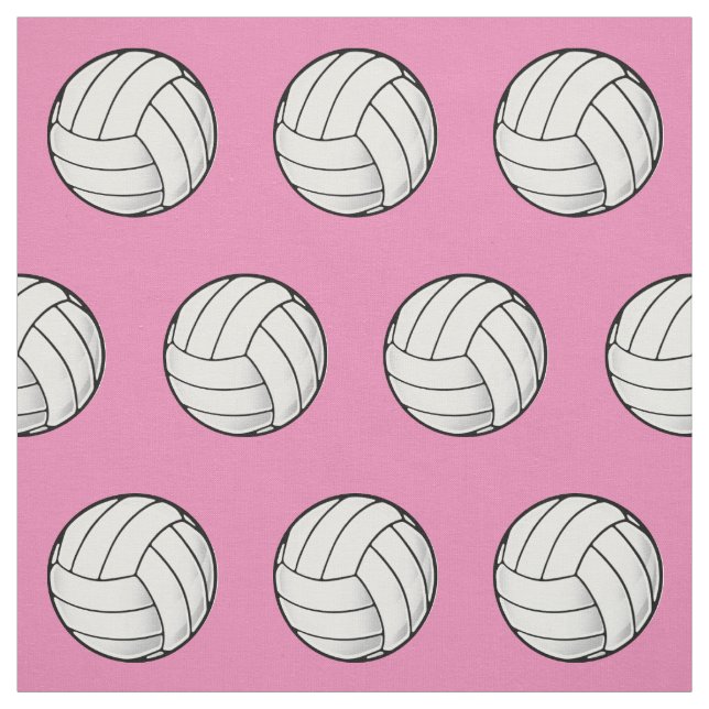 Tecido Voleibol do rosa do fã do voleibol (Modelo)