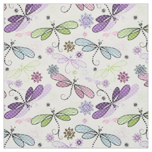 Tecido Voo Dragonfly - impressão pequeno