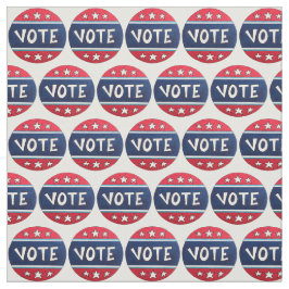 Tecido VOTAÇÃO I Votou Sticker 2020 Dia das Eleições EUA