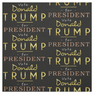 Tecido Vote Donald Trump para o Presidente Republicano Pa