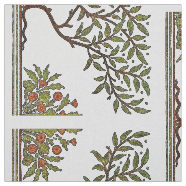 Tecido Wallpaper Floral William Morris Tree Frieze (Modelo)